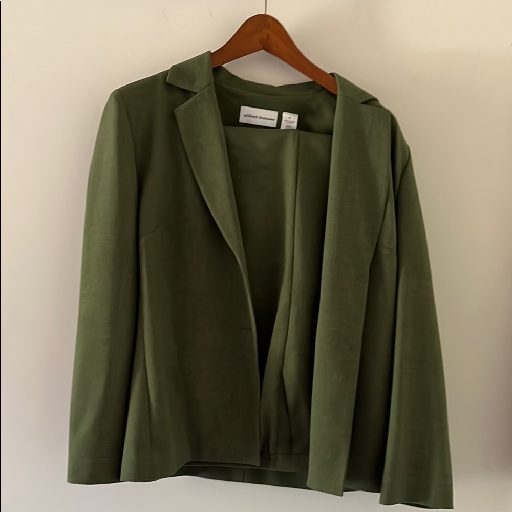 Olive Green Women's Suit